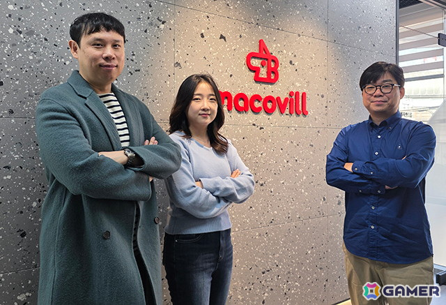 左から:MACOVILLのチェ・スンファンPD、イ・スヨンAD、イ・ジュヒョン代表