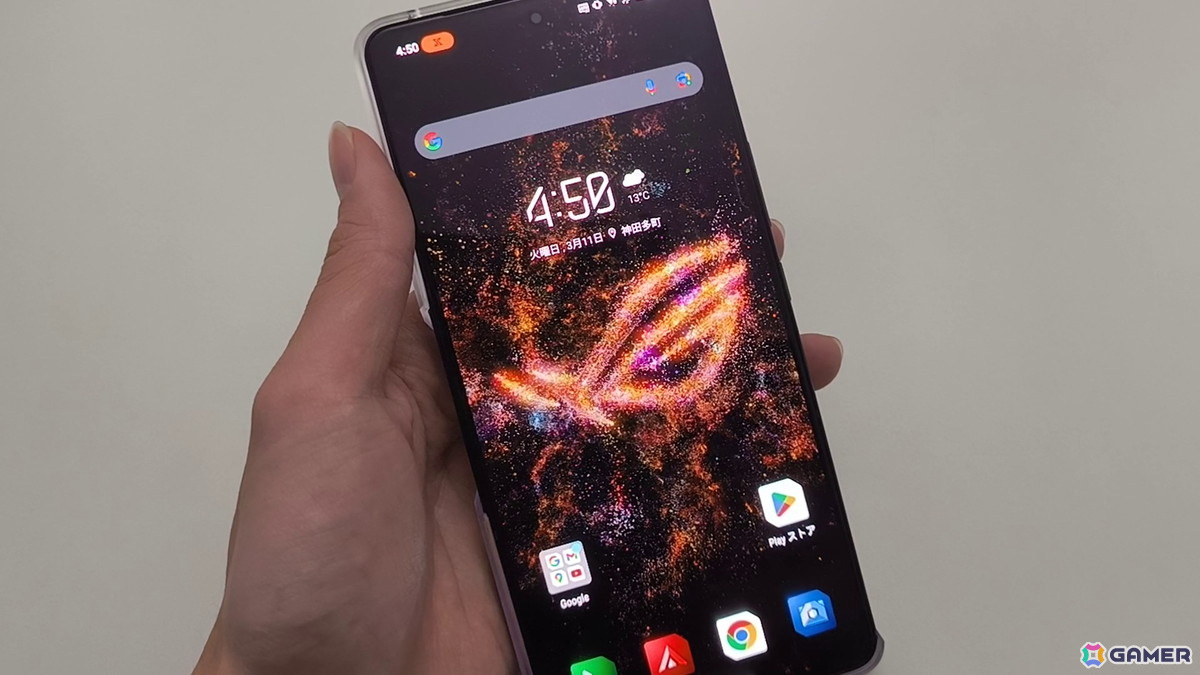 ASUS「ROG Phone 9」をレビュー！スマホとは思えない高性能スペックと光る背面パネルが魅力の本格ゲーミングスマホの画像