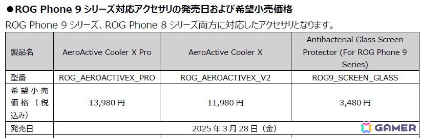 背面にミニLEDを搭載したハイスペックゲーミングスマホ「ROG Phone 9シリーズ」計3製品4モデルが3月28日に発売!の画像