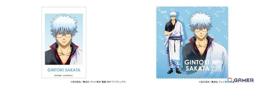 左)オリジナルステッカー 右)オリジナルメガネ拭き