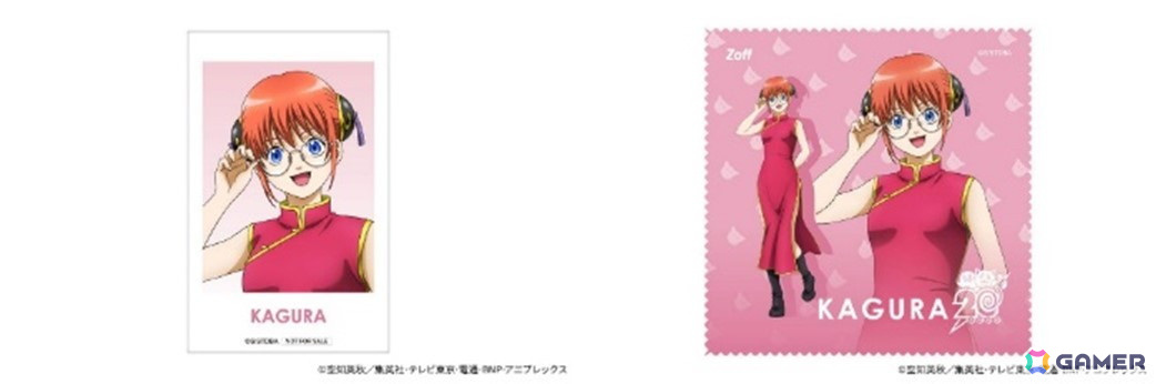 左)オリジナルステッカー 右)オリジナルメガネ拭き