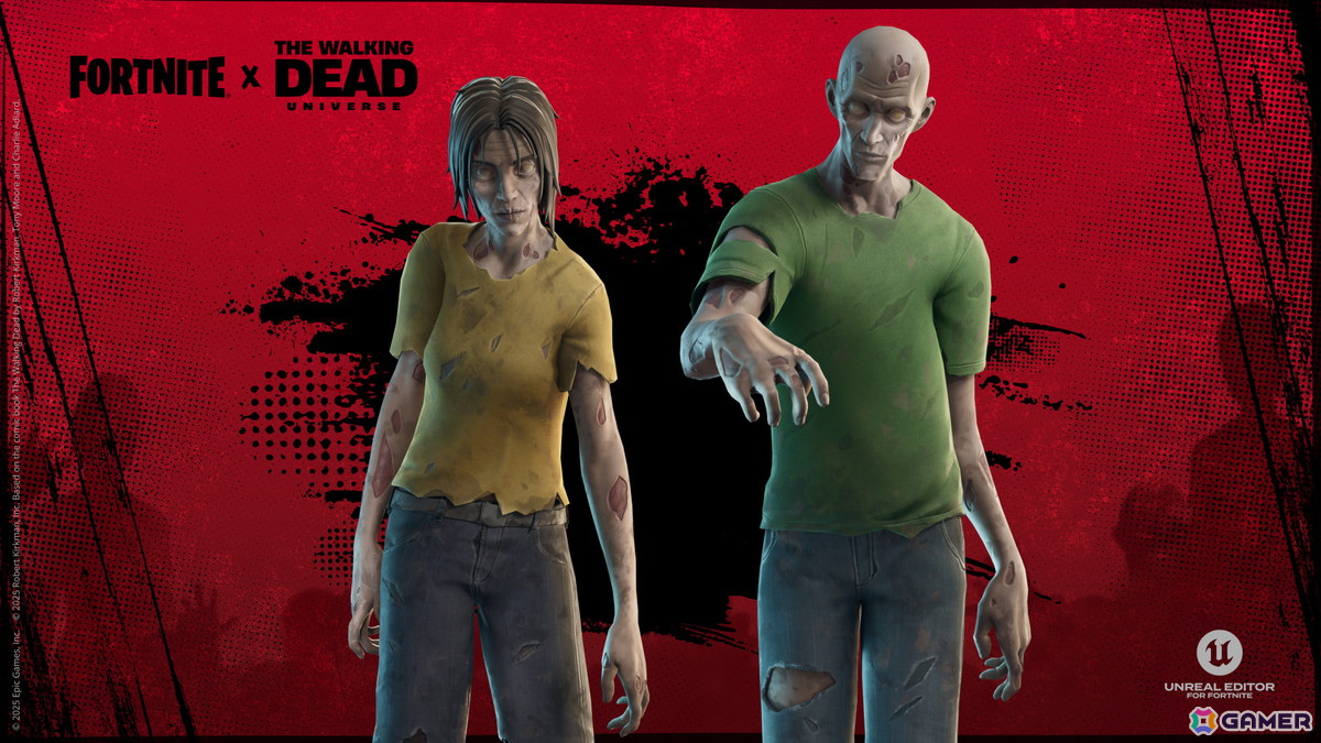 「The Walking Dead Universe」のアセットが「Unreal Editor for Fortnite」と「フォートナイト クリエイティブ」に追加!の画像