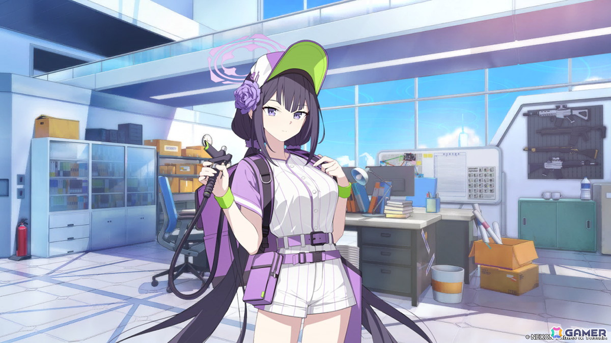「ブルアカ」でイベント「プレイボール!~目指せ!満塁ホームラン~」が開催!スミレ(アルバイト)とレイのピックアップ募集もの画像