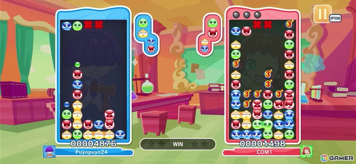 「ぷよぷよパズルポップ」に新ルール「ばくだん」と「サーチライト」が登場!コマンド入力で遊べる「おたのしみ」なども追加の画像