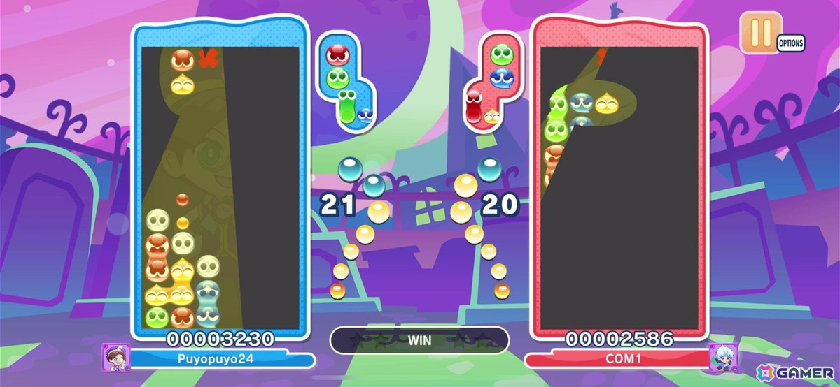 「ぷよぷよパズルポップ」に新ルール「ばくだん」と「サーチライト」が登場!コマンド入力で遊べる「おたのしみ」なども追加の画像