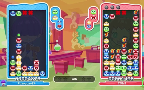 「ぷよぷよパズルポップ」に新ルール「ばくだん」と「サーチライト」が登場！コマンド入力で遊べる「おたのしみ」なども追加