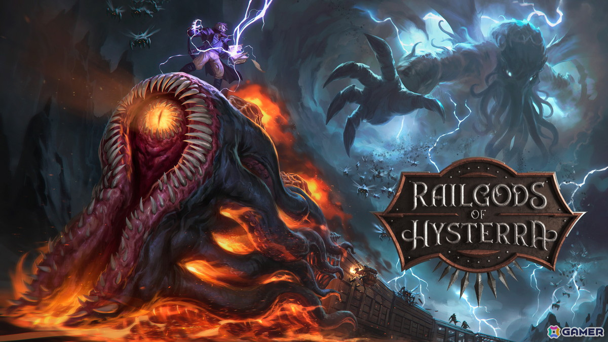 邪神の力を借りて生き延びろ!クトゥルフ神話・協力サバイバルクラフトアドベンチャー「Railgods of Hysterra」早期アクセスがSteamで4月23日より開始の画像