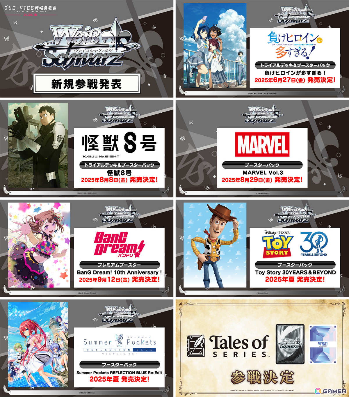 「ブシロードTCG戦略発表会2025 春」が開催!「カードファイト!! ヴァンガード」「hololive OFFICIAL CARD GAME」「ヴァイスシュヴァルツ」などの最新情報が発表にの画像
