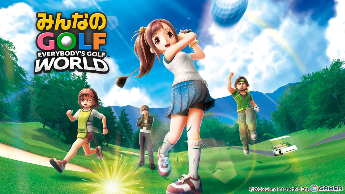 PS5/Switch/Steam「みんなのGOLF WORLD」2025年に発売!シリーズ初のマルチプラットフォームで登場の画像