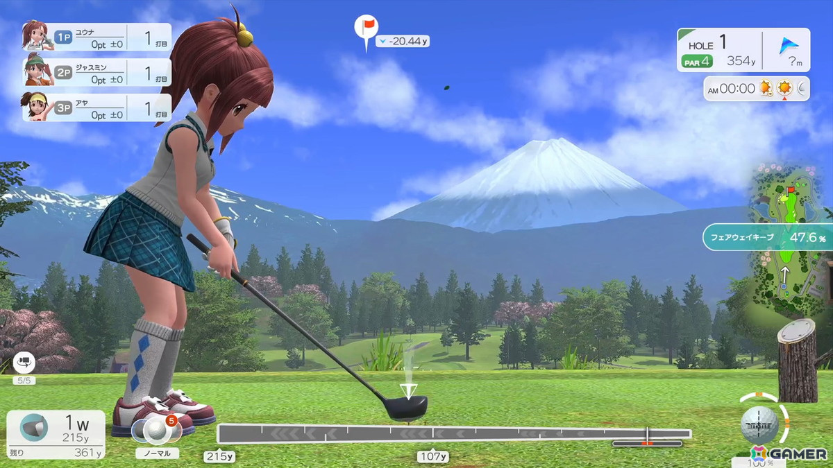 PS5/Switch/Steam「みんなのGOLF WORLD」2025年に発売!シリーズ初のマルチプラットフォームで登場の画像