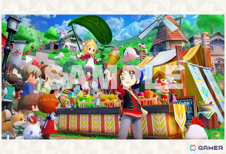 「牧場物語」シリーズ最新作となる「牧場物語 Let's!風のグランドバザール」が8月28日にSwitch/Steamで発売!の画像