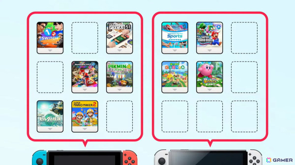 Switch向けダウンロードソフトをパッケージソフトのように管理できる「バーチャルゲームカード」が2025年4月下旬に導入の画像