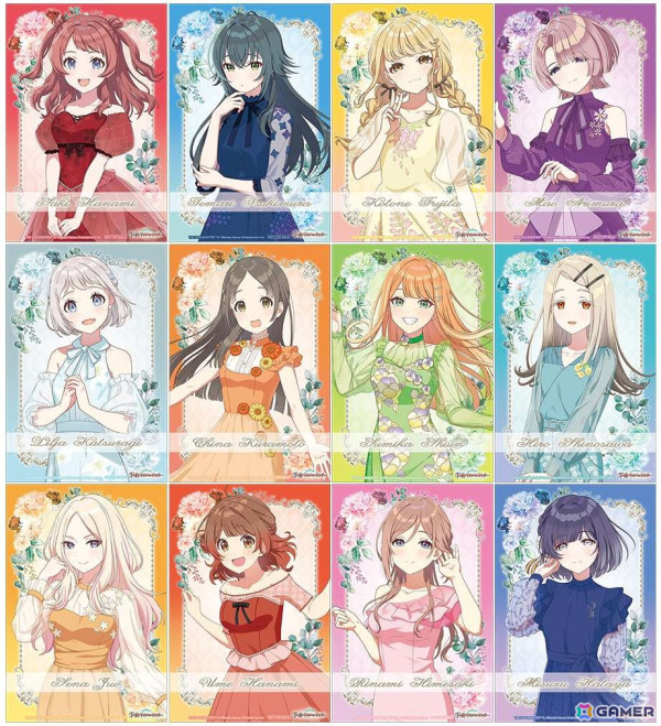 「学園アイドルマスター」の1周年フェアがアニメイトで開催！アイドル候補生全員がドレスを身にまとった描きおろしイラストで登場の画像6
