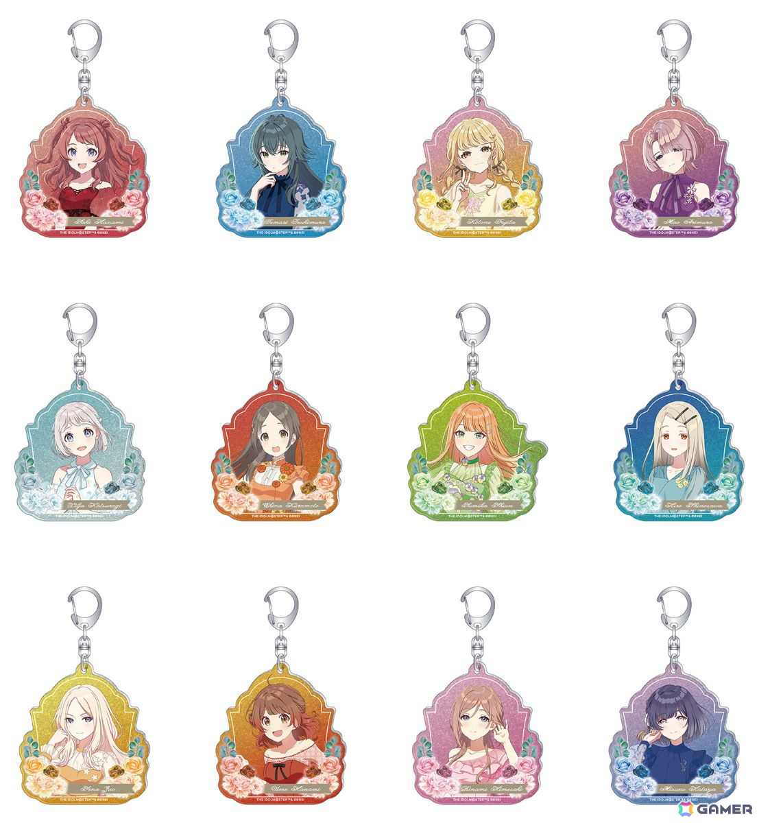 「学園アイドルマスター」の1周年フェアがアニメイトで開催!アイドル候補生全員がドレスを身にまとった描きおろしイラストで登場の画像