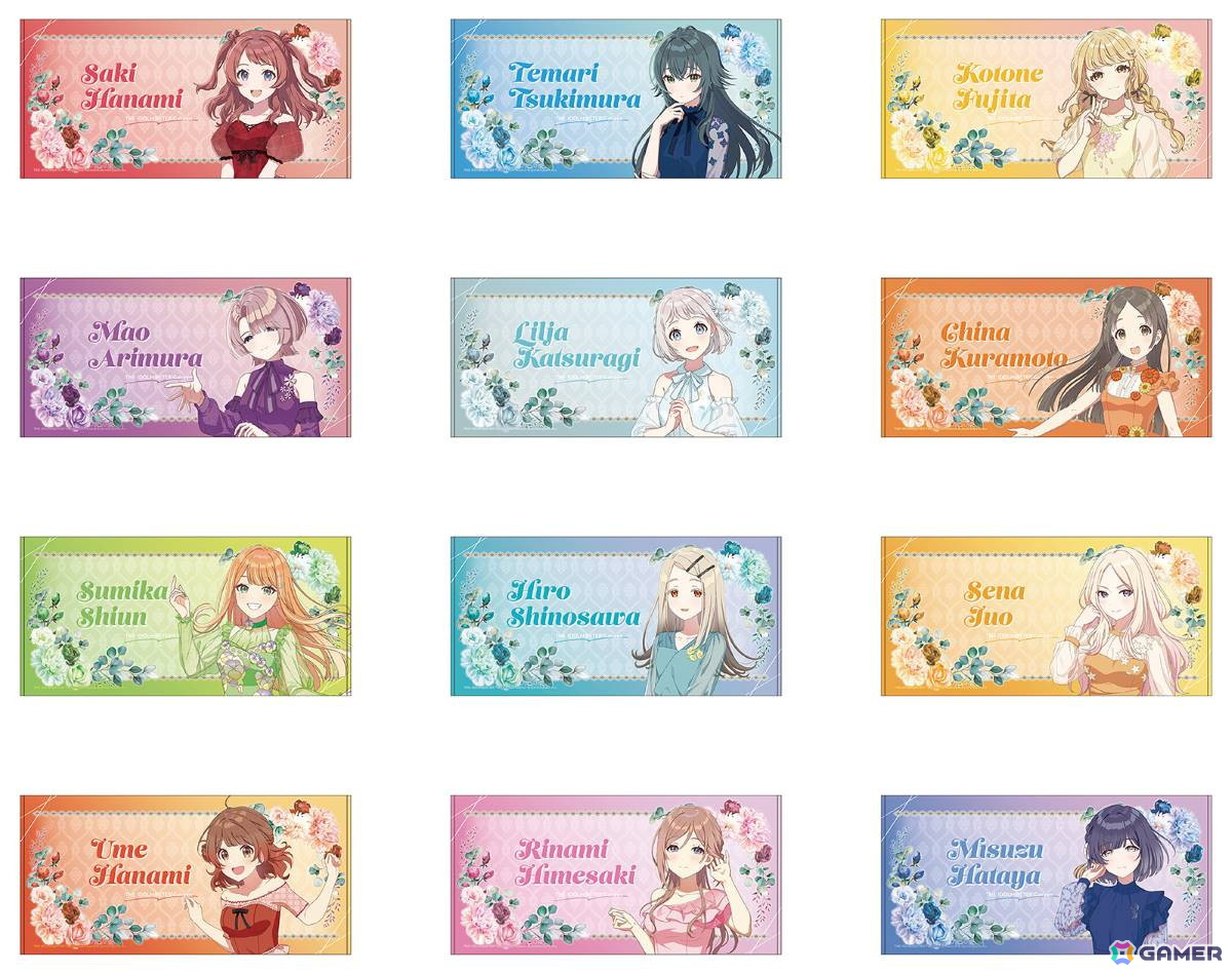 「学園アイドルマスター」の1周年フェアがアニメイトで開催!アイドル候補生全員がドレスを身にまとった描きおろしイラストで登場の画像