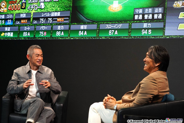 「プロ野球スピリッツA」に2002年シーズンの能力を反映したゴジラ松井が登場！松井秀喜さん、イチローさんによる特別対談動画も公開中の画像