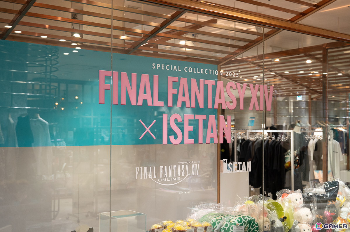 「ファイナルファンタジーXIV×伊勢丹 スペシャルコレクション 2025」フォトレポート!会場へ行けない人も「MOO:D MARK by ISETAN」からグッズは購入可能の画像