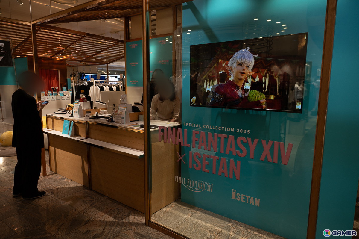 「ファイナルファンタジーXIV×伊勢丹 スペシャルコレクション 2025」フォトレポート!会場へ行けない人も「MOO:D MARK by ISETAN」からグッズは購入可能の画像