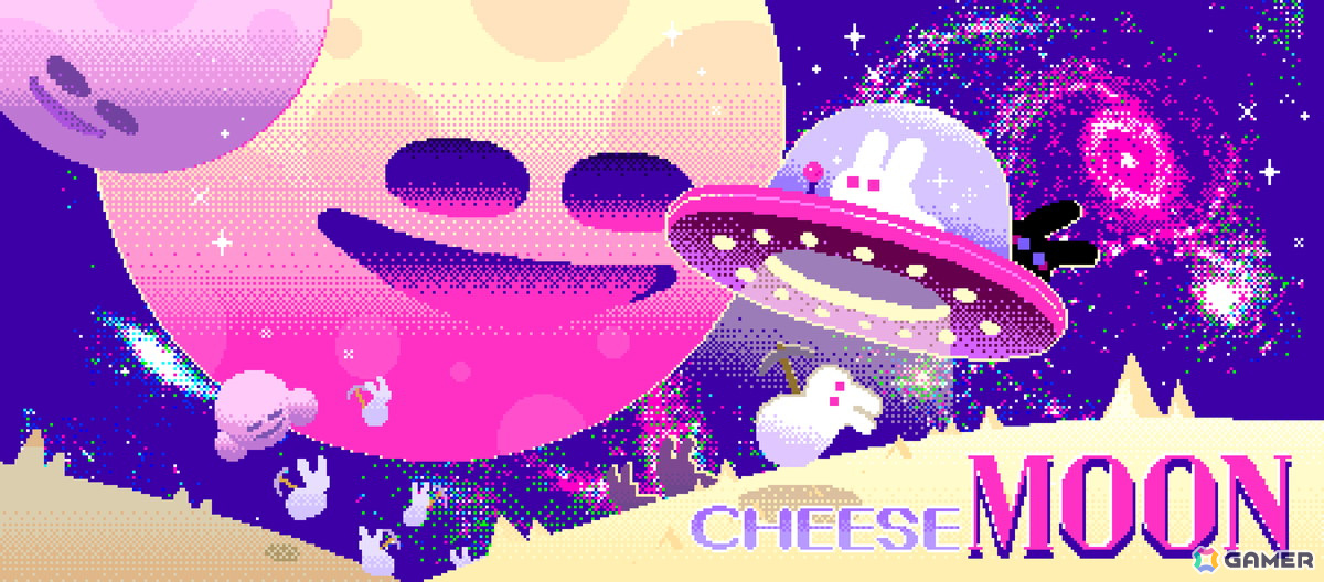 チーズになった月を舞台にウサギたちが戦うタワーオフェンスゲーム「Cheese Moon」がSteamにて配信！の画像