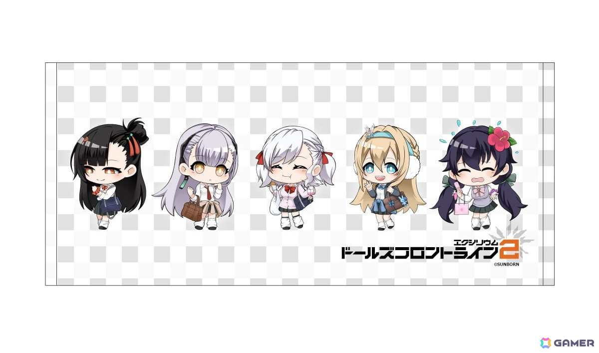 「ドールズフロントライン2:エクシリウム」のヴィレヴァン限定グッズが受注受付開始!制服をテーマにしたアクリルスタンドやPOP風アクリルバッジなどがラインナップの画像