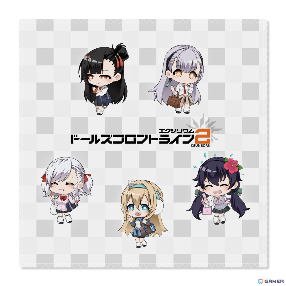 「ドールズフロントライン2:エクシリウム」のヴィレヴァン限定グッズが受注受付開始!制服をテーマにしたアクリルスタンドやPOP風アクリルバッジなどがラインナップの画像
