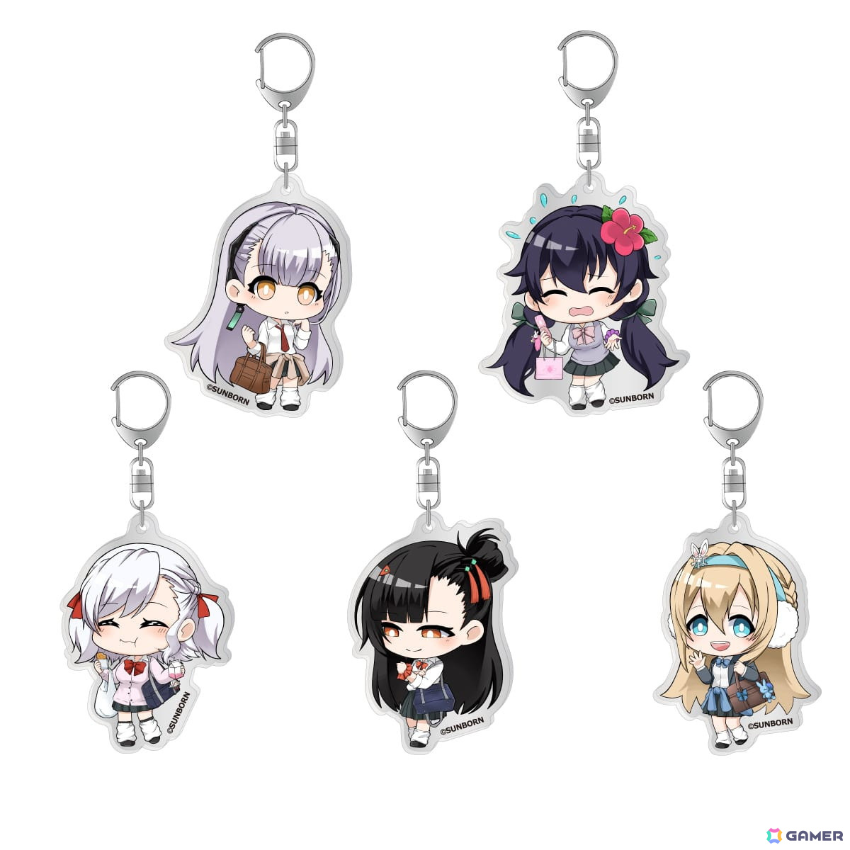 「ドールズフロントライン2:エクシリウム」のヴィレヴァン限定グッズが受注受付開始!制服をテーマにしたアクリルスタンドやPOP風アクリルバッジなどがラインナップの画像