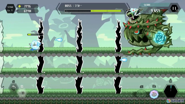 ランアクションゲーム「Two-Sided Runner～トゥーサイドランナー～」Switch版が配信！水を操るキャラクター「アクリア」の実装といった新要素もの画像15