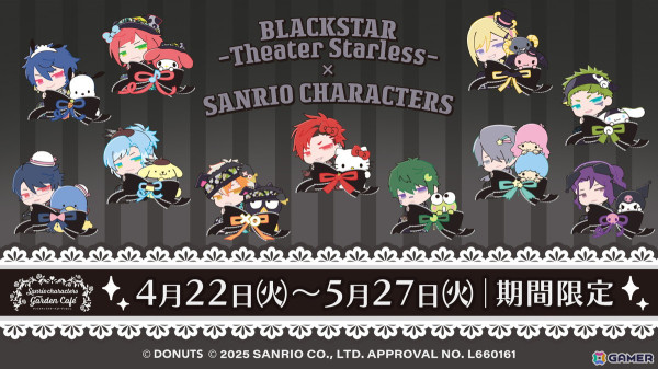 「ブラスタ」と「サンリオキャラクターズ」のコラボカフェが4月22日より開催！コラボメニューや限定ノベルティが登場の画像1