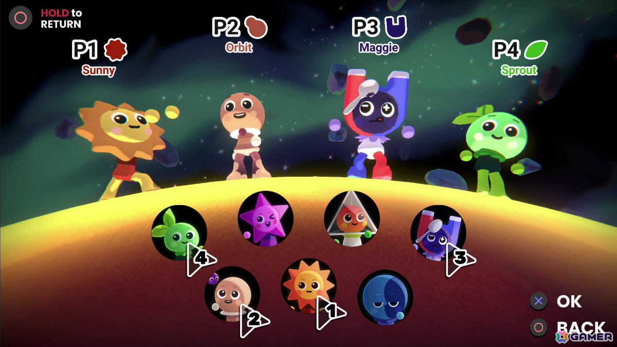 最大4人で楽しめる無重力パーティーゲーム「どっちがうえ: ギャラクシーゲーム」がSwitch/Steamで配信！の画像12