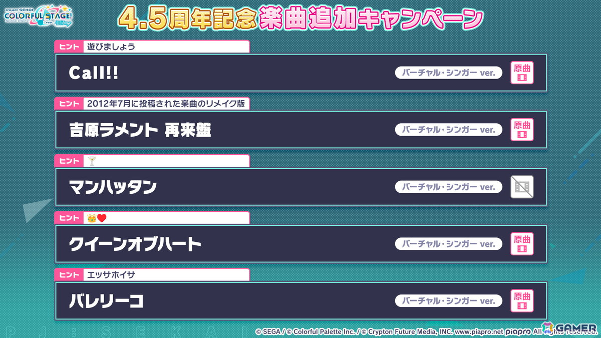 「プロセカ」4.5周年記念のブルフェスでは穂波とルカが登場!東方Projectコラボ第2弾やアップデート情報もの画像