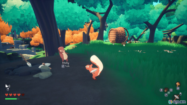 リスの気ままな生活を体験できるサバイバルクラフトADV「Squirreled