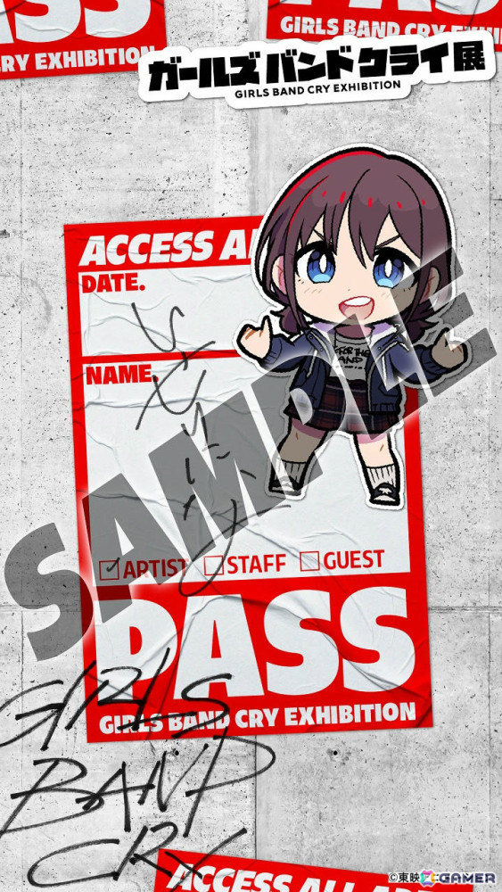 「ガールズバンドクライ展」エリアマップ＆展示内容が公開！設定資料やトゲトゲエフェクトAR体験、“桃香の部屋”エリアなどの画像9