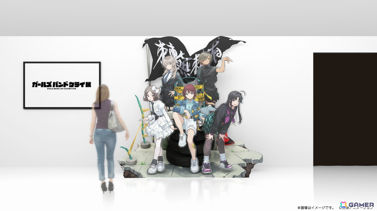 「ガールズバンドクライ展」エリアマップ&展示内容が公開!設定資料やトゲトゲエフェクトAR体験、“桃香の部屋”エリアなどの画像