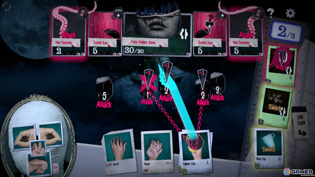 一夜にして私は手だらけの体になっていた――悪夢のカードバトルRPG「萬手一体」がSteamで4月22日に発売の画像