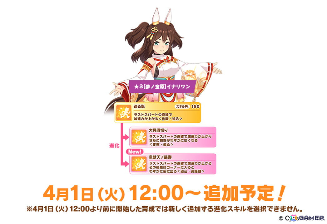 「ウマ娘」新衣装のタップダンスシチー、タニノギムレットが登場!6th EVENT春公演に遠野ひかるさん(マチカネタンホイザ役)、羊宮妃那さん(デアリングタクト役)らの追加出走が決定の画像