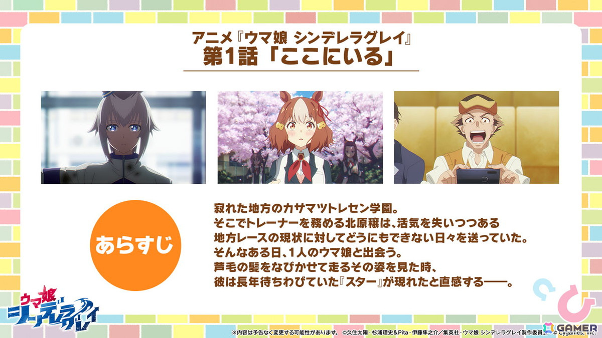 「ウマ娘」新衣装のタップダンスシチー、タニノギムレットが登場!6th EVENT春公演に遠野ひかるさん(マチカネタンホイザ役)、羊宮妃那さん(デアリングタクト役)らの追加出走が決定の画像