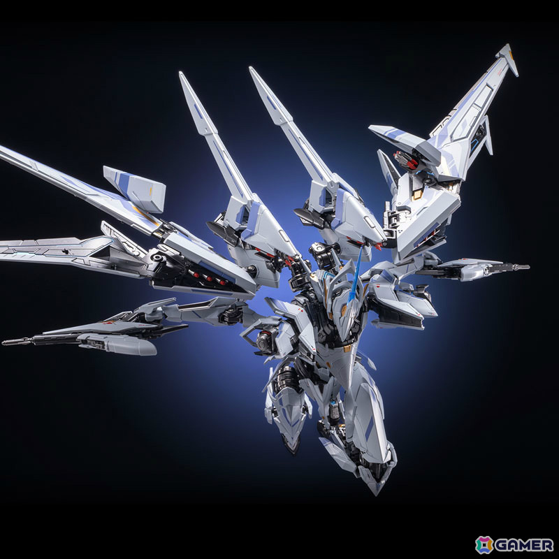 「Mecha BREAK」より「卓越級・解限機・矛隼 標準型」の可動フィギュアが登場!戦術変形システムや軽量ミサイルなど付属品も豊富の画像
