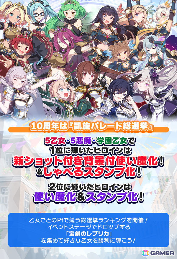「ごまおつ」サービス開始10周年を記念したイベント「未来への凱旋～現在を踏みしめて～」が開催！最大1000連引ける毎日無料ガチャなど各種キャンペーンもの画像7