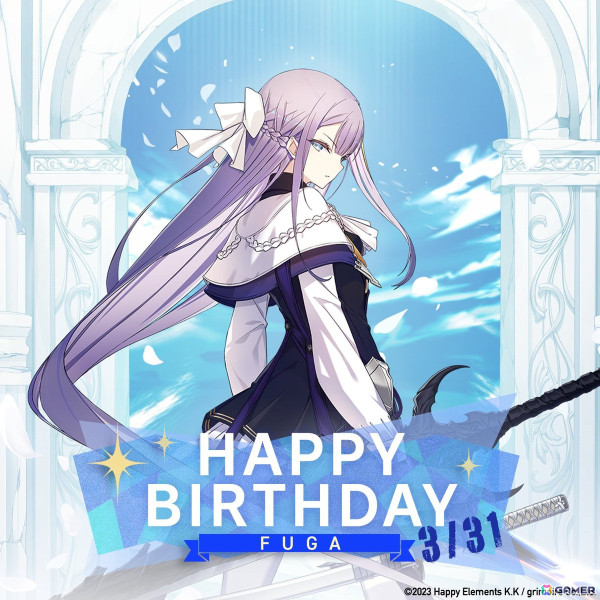 「リバースブルー×リバースエンド」で騎士「風雅」（CV：橘茉莉花）のバースデイキャンペーンが開催！の画像1