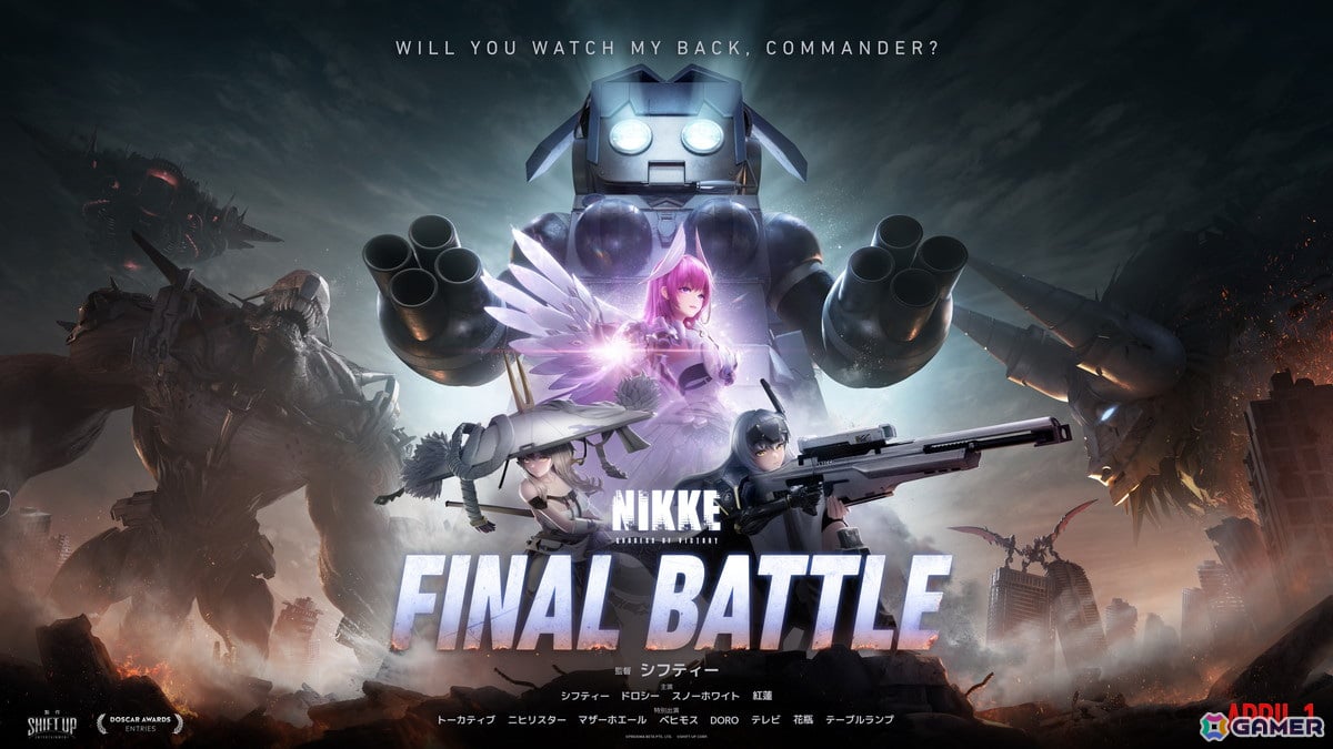 「勝利の女神:NIKKE」エイプリルフール特別PV「FINAL BATTLE」&ビジュアルが公開!ミニゲームや正式なバージョンアップデートもの画像
