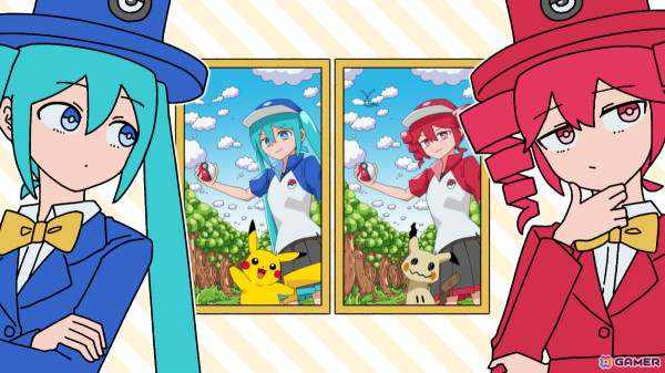 「ポケモン feat. 初音ミク Project VOLTAGE High↑」エイプリルフールを記念して重音テトとコラボ！サツキさんによる「ファサード・クエスチョン」のMVが公開の画像2