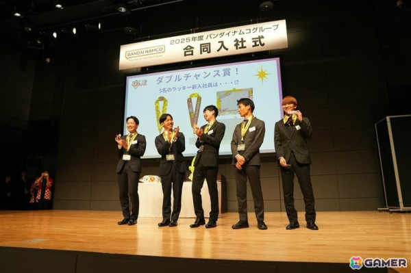 バンダイナムコグループ、入社式限定の「一番くじ」で新入社員を歓迎――コンビニ風ブースや社長の直筆メッセージ入りくじ券などのサプライズ企画を実施の画像2