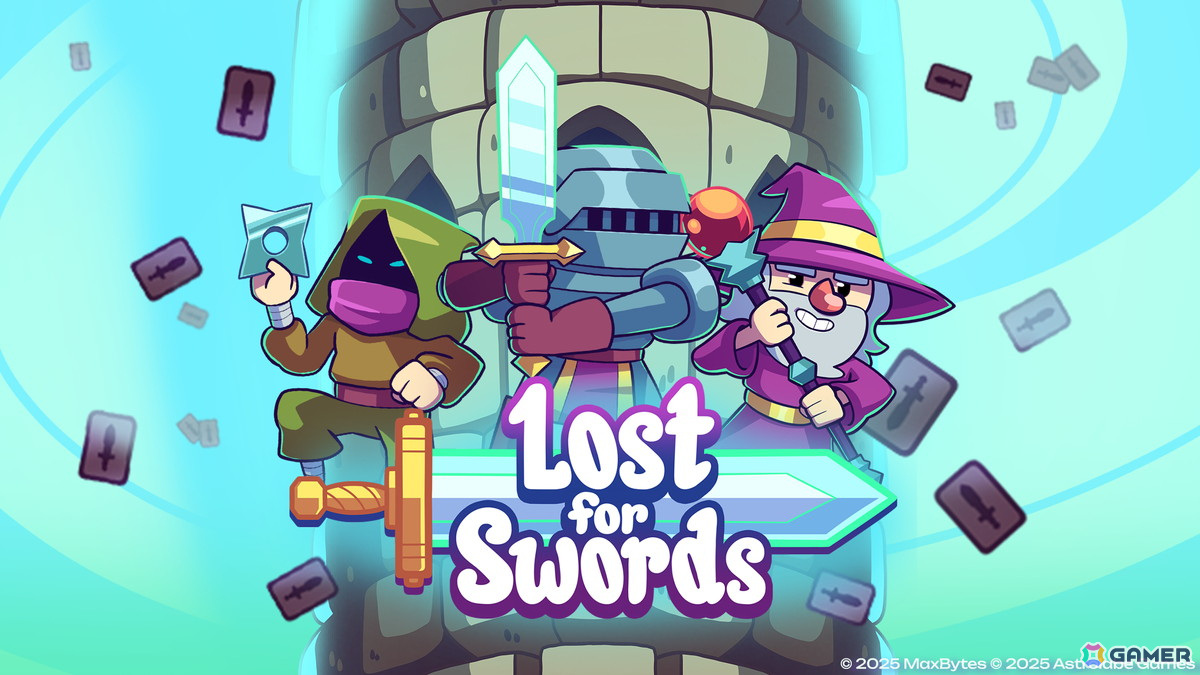 ローグライクデッキ構築ゲーム「Lost For Swords」がSteamで4月16日に配信!好きな英雄を選択して6つの塔に挑もうの画像