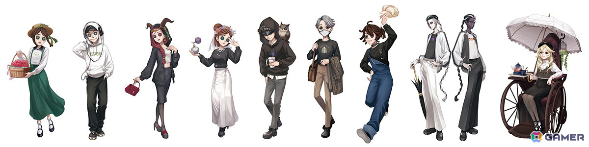 アニメイトの「Space A la mode」で「IdentityV 第五人格」の描き下ろしイラストを使用したアパレル・グッズが4月13日より発売！の画像
