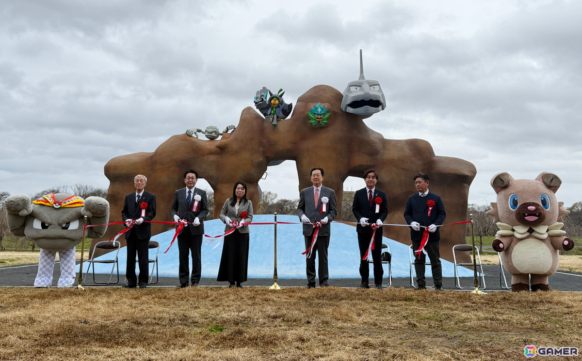 「イシツブテ」がデザインされた遊具が設置された「イシツブテ公園」が岩手県の展勝地公園に開園！「Pokemon GO」との連携イベントも実施の画像