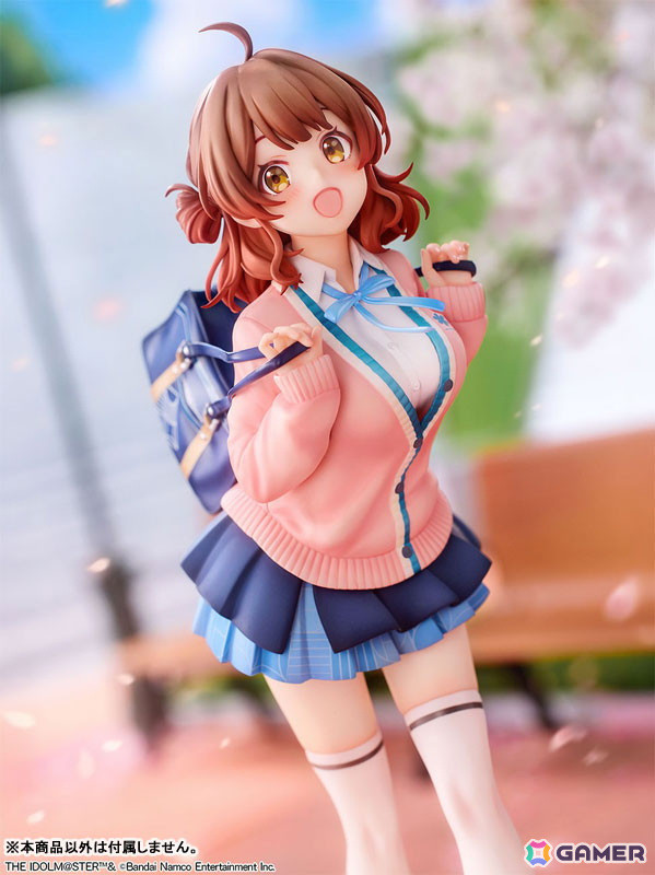 「学マス」制服姿の佑芽が1/7スケールフィギュアで登場！可愛いらしい表情はもちろん髪や服など繊細なグラデーションまで忠実に再現の画像