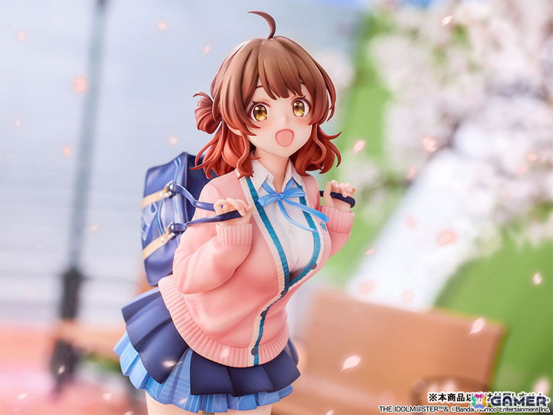 「学マス」制服姿の佑芽が1/7スケールフィギュアで登場!可愛いらしい表情はもちろん髪や服など繊細なグラデーションまで忠実に再現の画像