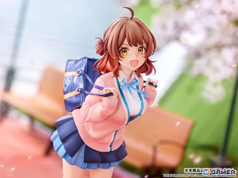 「学マス」制服姿の佑芽が1/7スケールフィギュアで登場！可愛いらしい表情はもちろん髪や服など繊細なグラデーションまで忠実に再現の画像