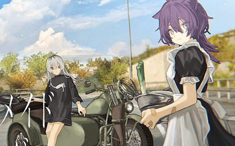 ガールズトーク・ツーリングADV「ガールズメイドプディング」の配信日がSwitch/Steamで4月10日に決定！