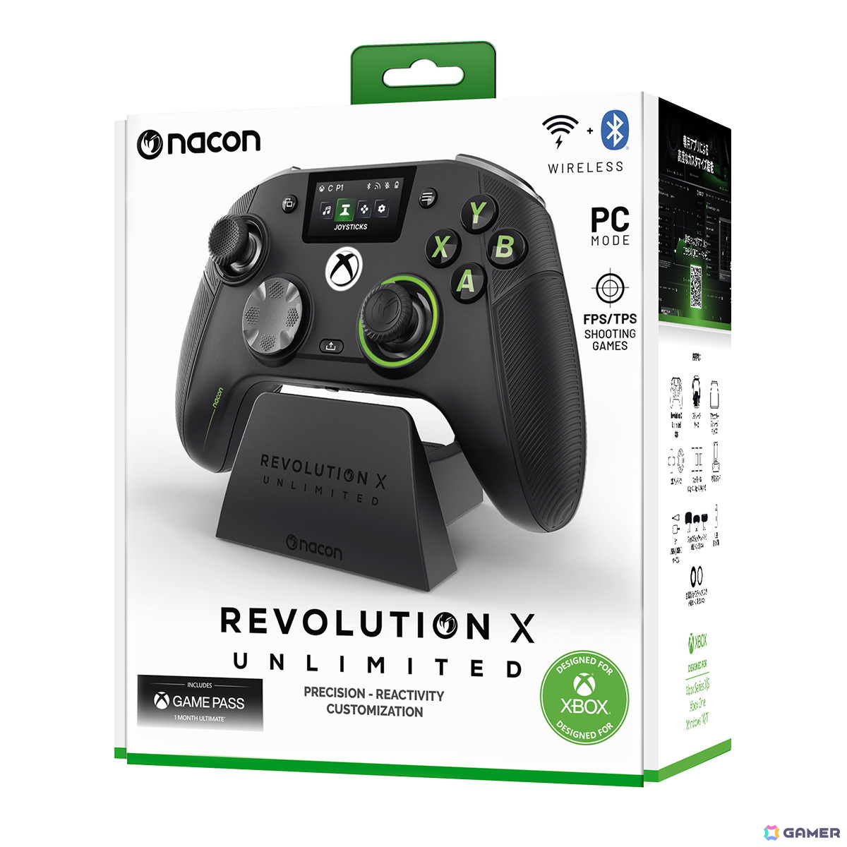 Xbox/PC用コントローラー「NACON REVOLUTION X UNLIMITED」が7月10日に発売!LCDスクリーンを使ったカスタマイズにも対応の画像